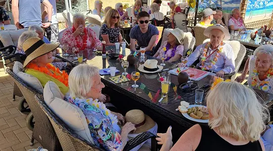 Prince Michael of Kent Court Care Home hosts a Summer Party